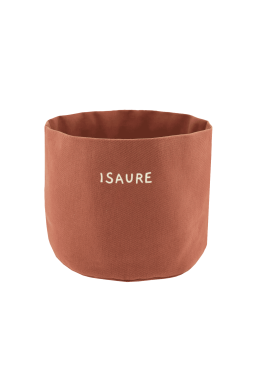 cesta de almacenaje personalizable de algodón grueso