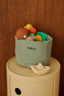 panier de rangement personnalisable coton épais