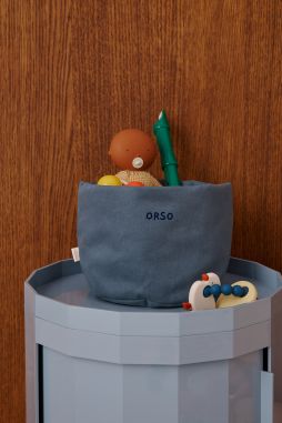 personalizable heavyweight cotton storage basket