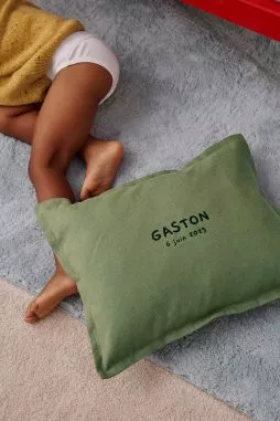 coussin en lin personnalisable cadeau naissance original pour bébé enfant