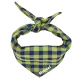 Navy-Green Gingham