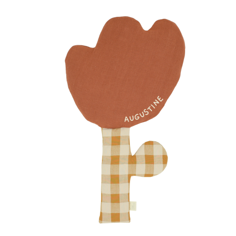 personalizable linen flower wall decor for nurseries and kids’ rooms