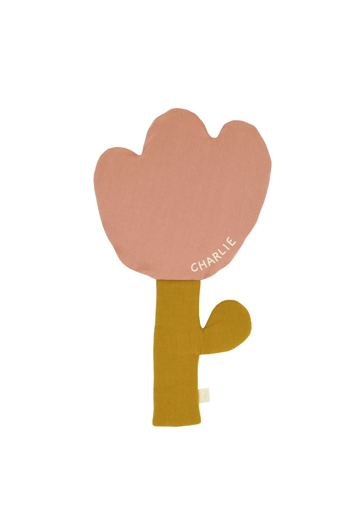personalizable linen flower wall decor for nurseries and kids’ rooms