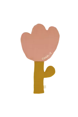 décoration murale fleur lin personnalisable pour chambre bébé enfant