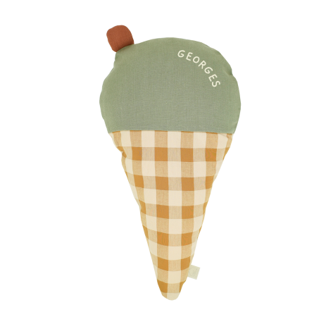 personalizable ice cream pillow wall decor for nurseries and kids’ rooms