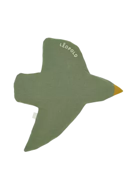 décoration murale oiseau en lin personnalisable pour chambre bébé enfant