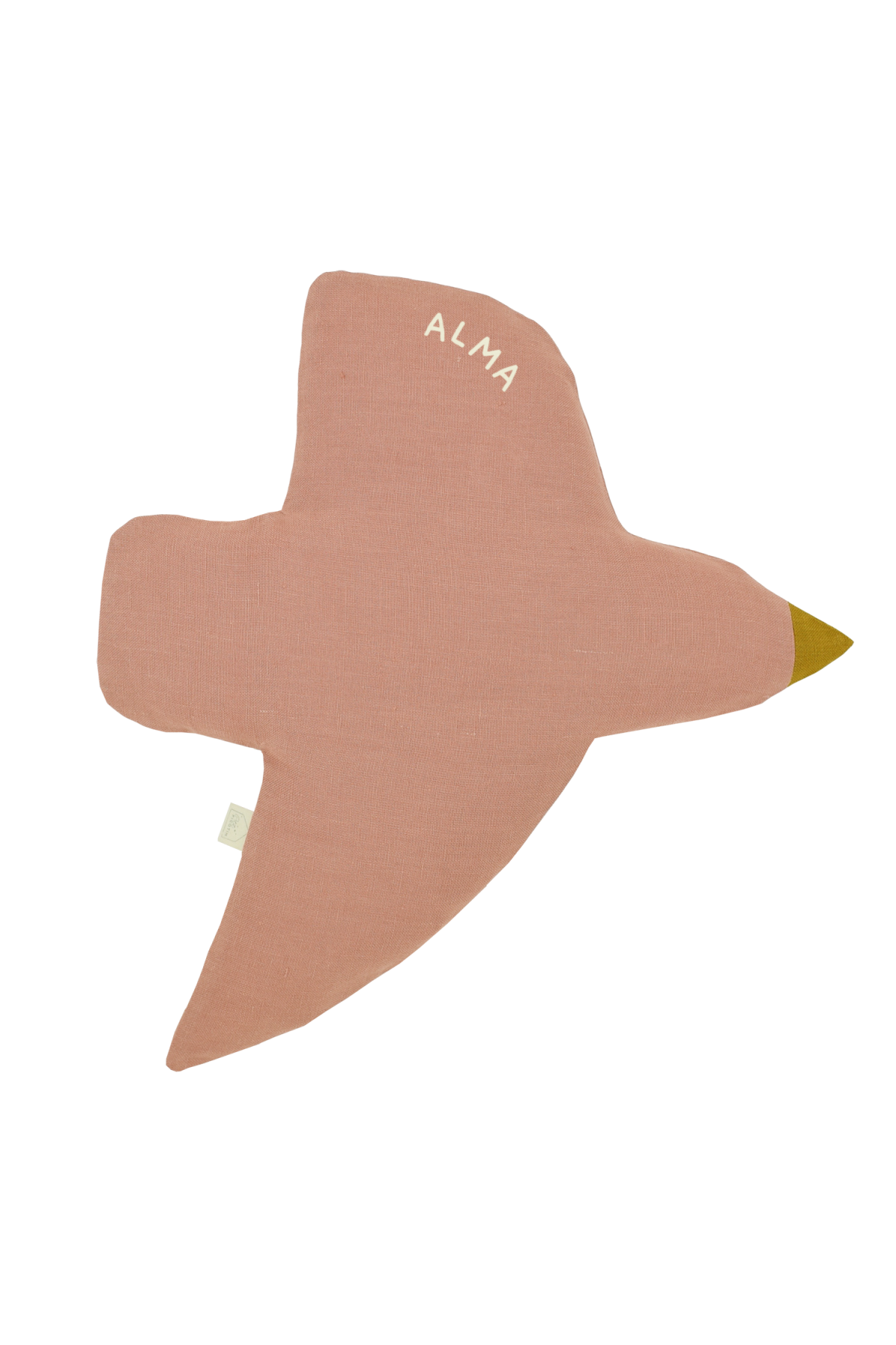 personalizable linen bird wall decor for nurseries and kids’ rooms