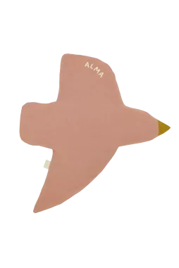 décoration murale oiseau en lin personnalisable pour chambre bébé enfant