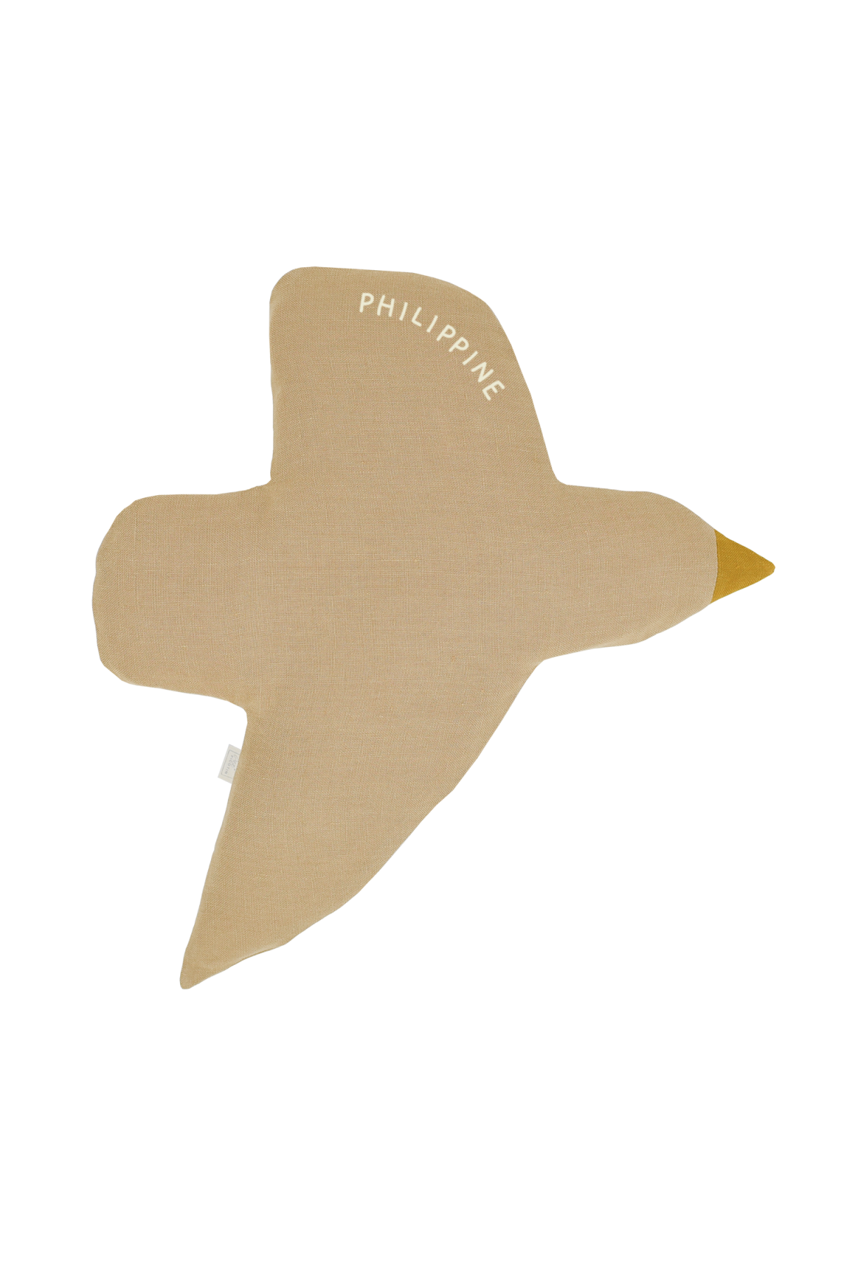 personalizable linen bird wall decor for nurseries and kids’ rooms