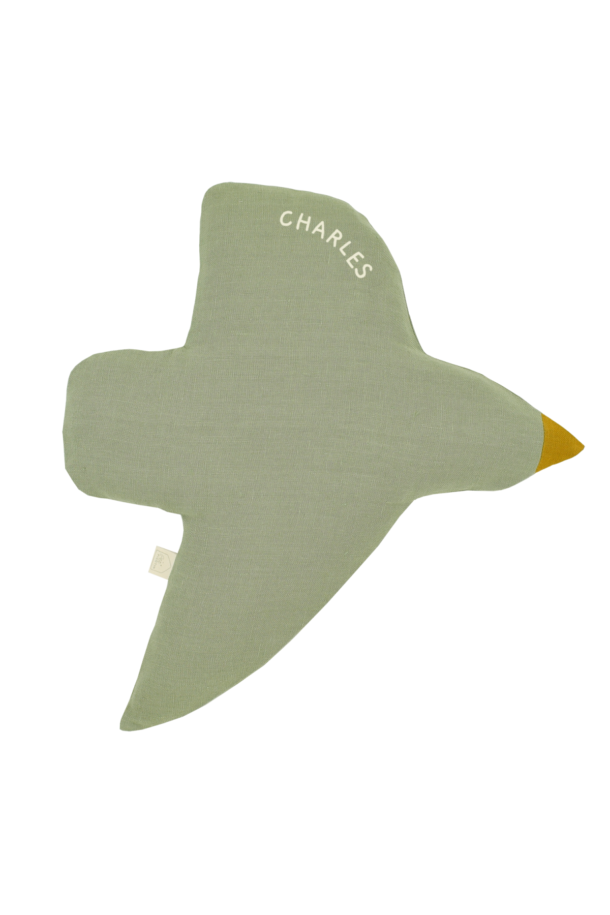décoration murale oiseau en lin personnalisable pour chambre bébé enfant