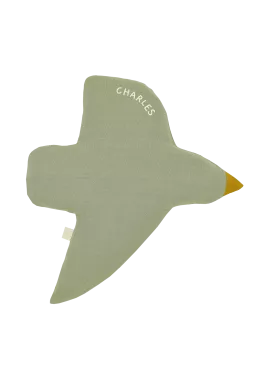 décoration murale oiseau en lin personnalisable pour chambre bébé enfant