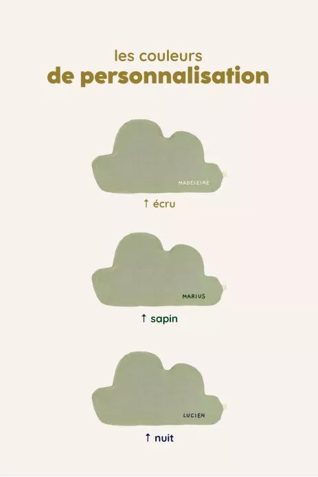 personalizable cloud pillow wall decor for nurseries and kids’ rooms