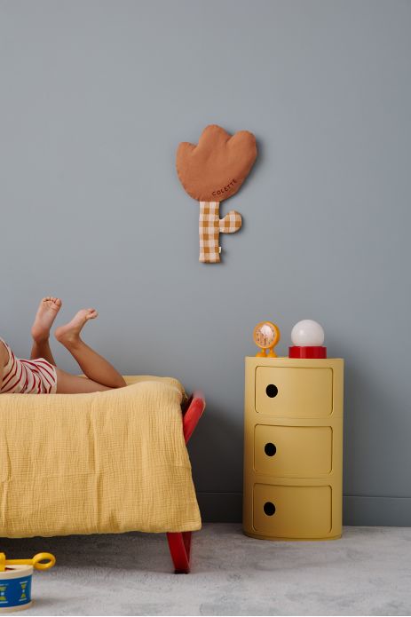 decoración de pared con forma de flor de lino, personalizable, para habitaciones de bebés y niños