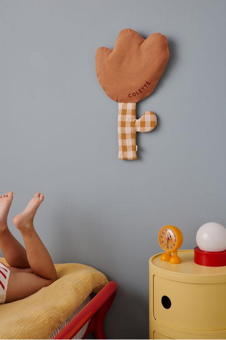 personalizable linen flower wall decor for nurseries and kids’ rooms