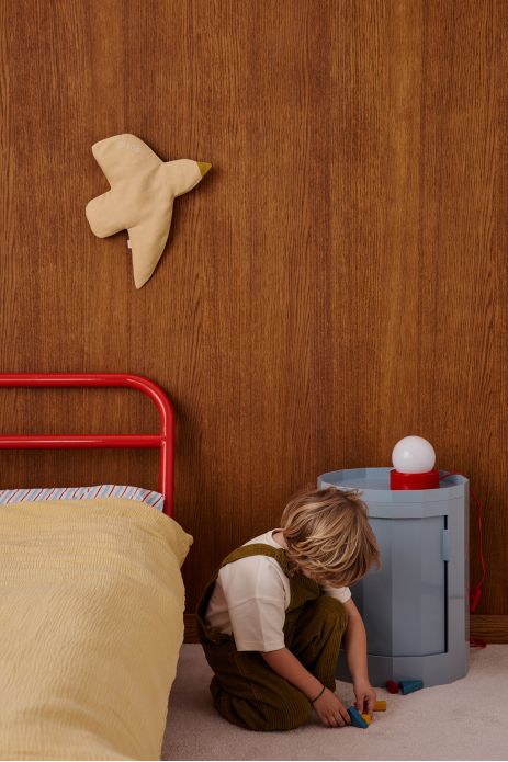 personalizable linen bird wall decor for nurseries and kids’ rooms