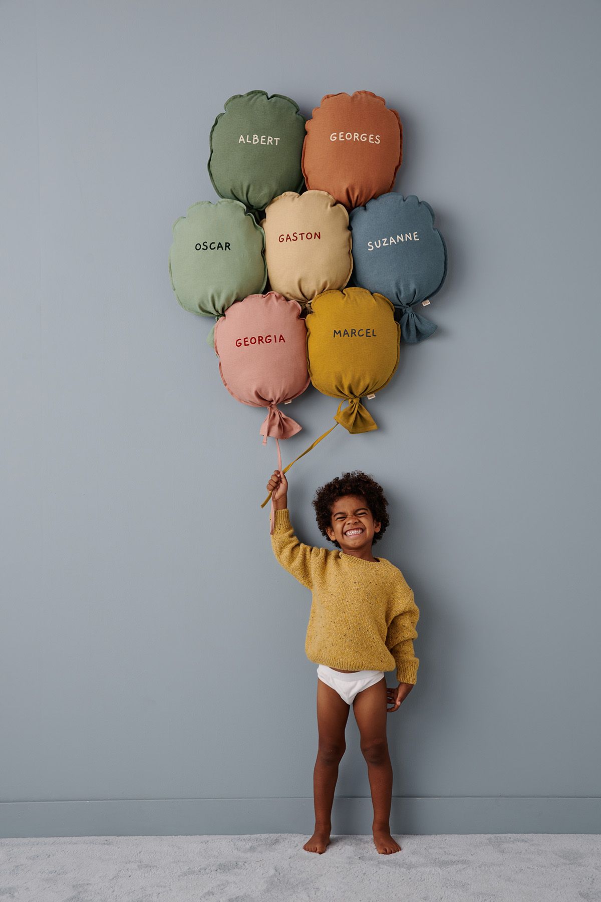 décoration murale en forme de ballon personnalisable pour chambre bébé enfant