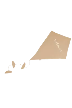 personalizable linen kite wall decor for a baby’s or child’s room