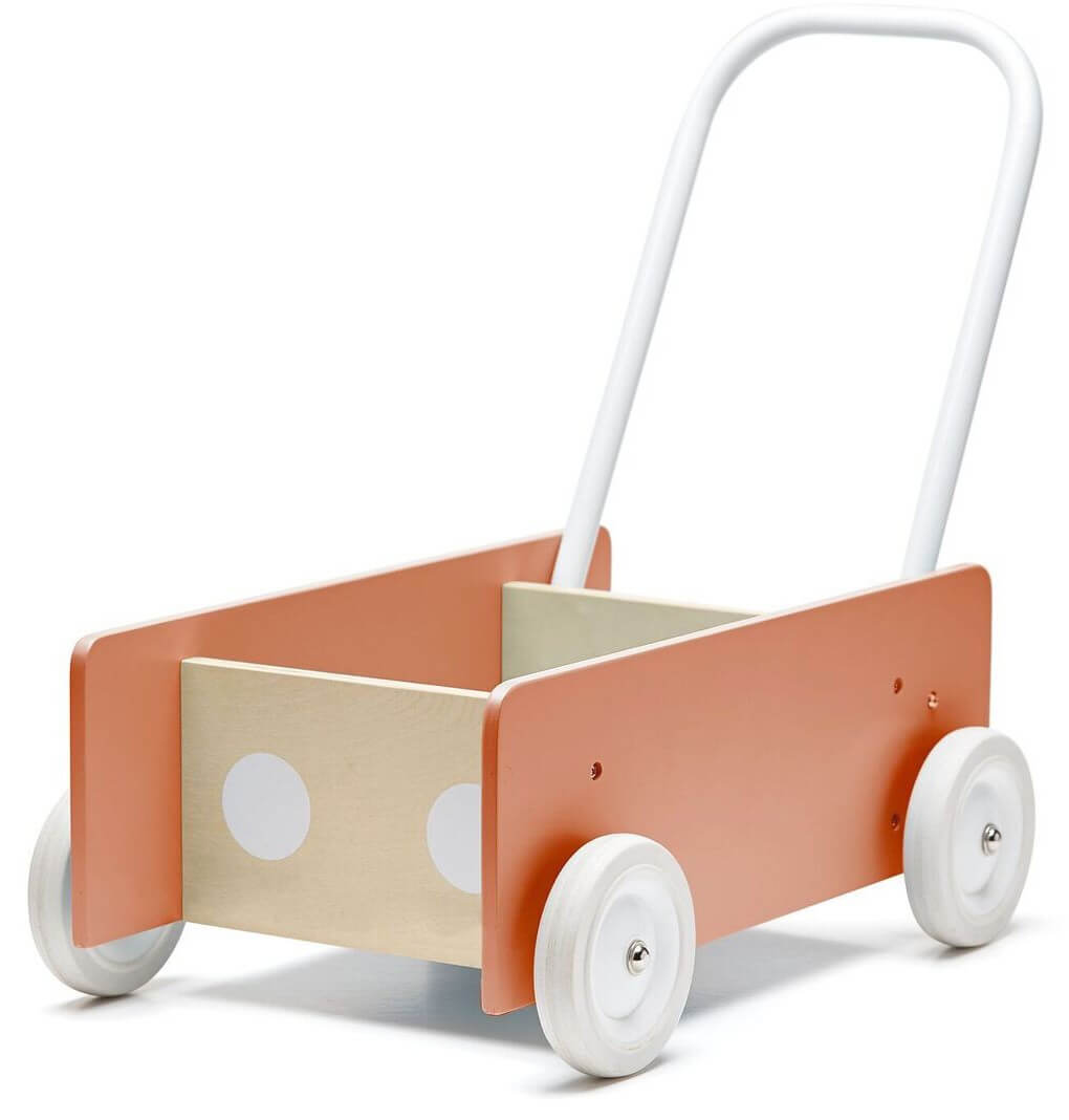 chariot de marche bebe en bois