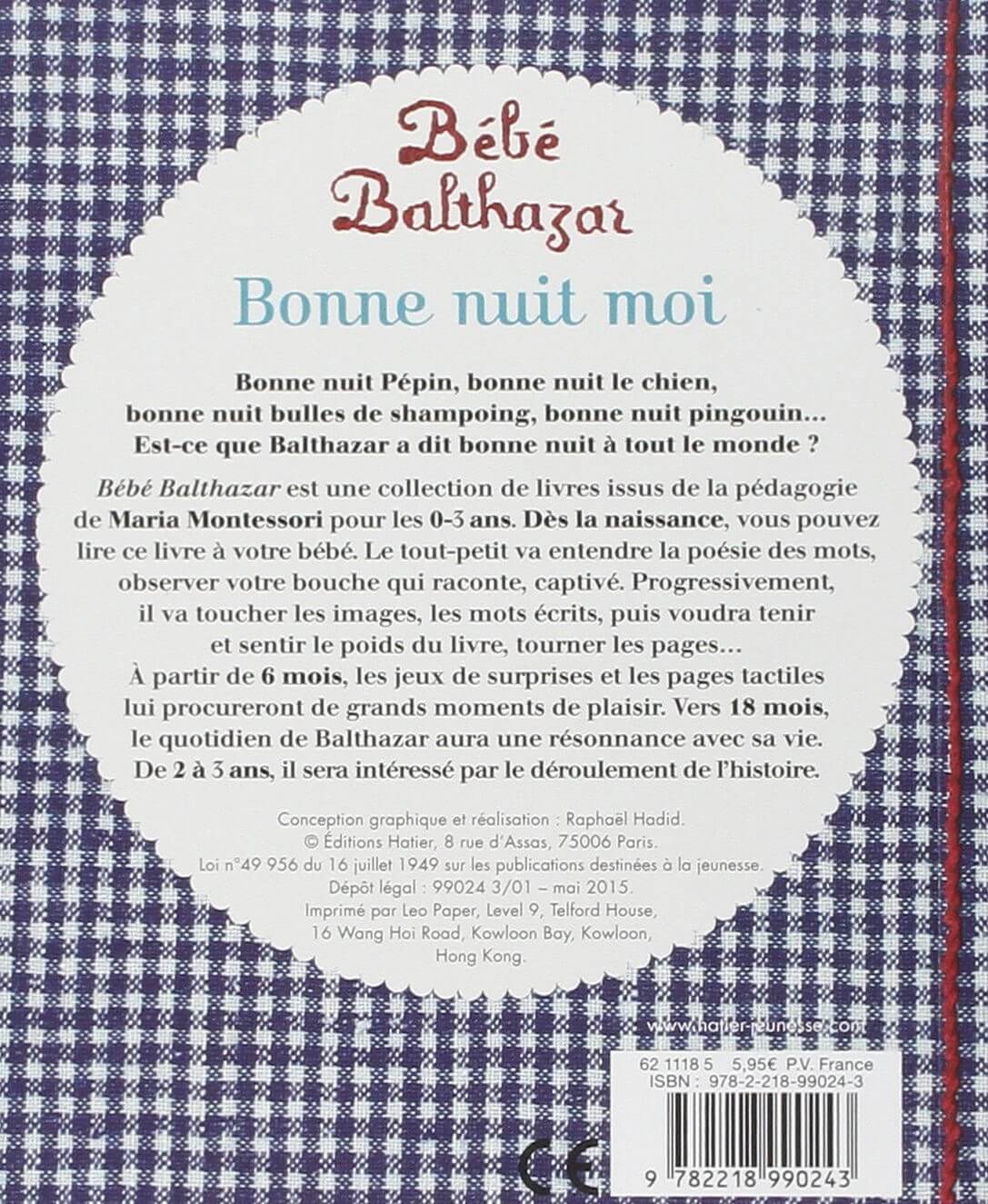 Libro Bebé Baltasar - Buenas noches a mí - Libros 0-3 años