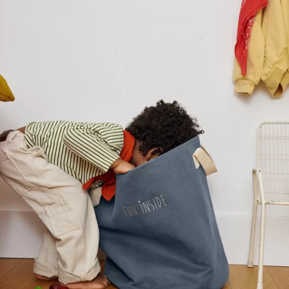 Panier à jouets personnalisé en coton