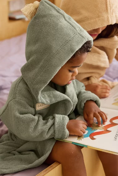 paignoir éponge enfant personnalisé