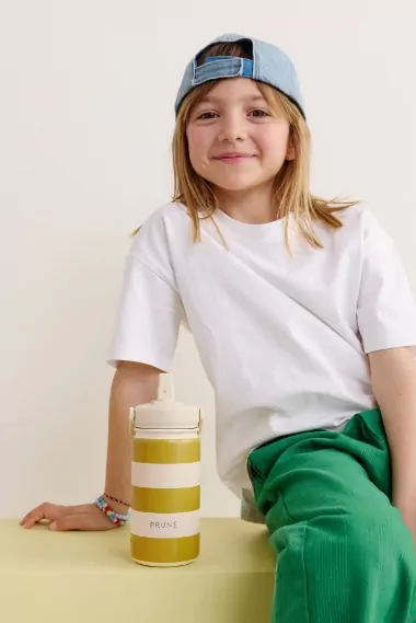 jolie gourde à rayures enfant personnalisable
