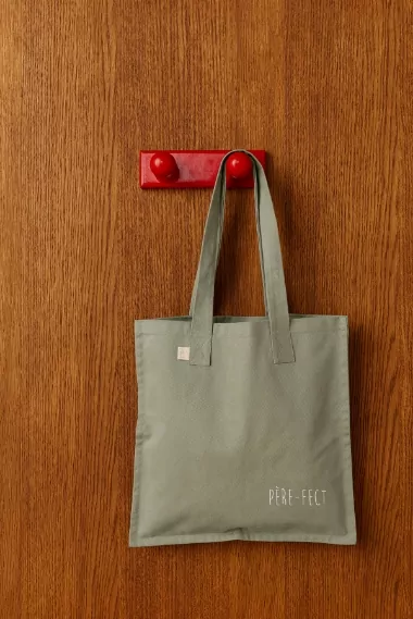 petit cabas en coton personnalisé enfant parent 