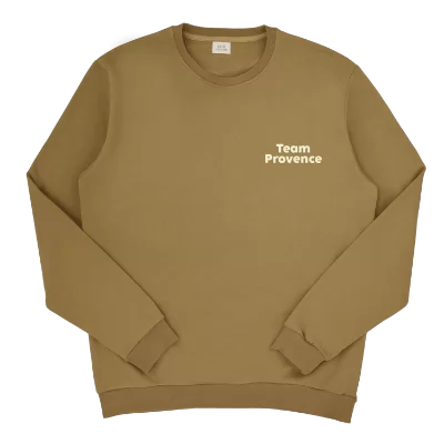 joli sweat uni et brodé