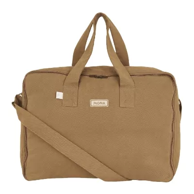 grande valise en coton avec zip personnalisable