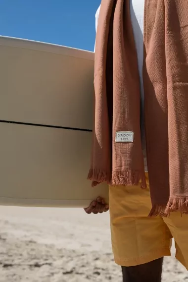 fouta de plage adulte avec éponge absorbante