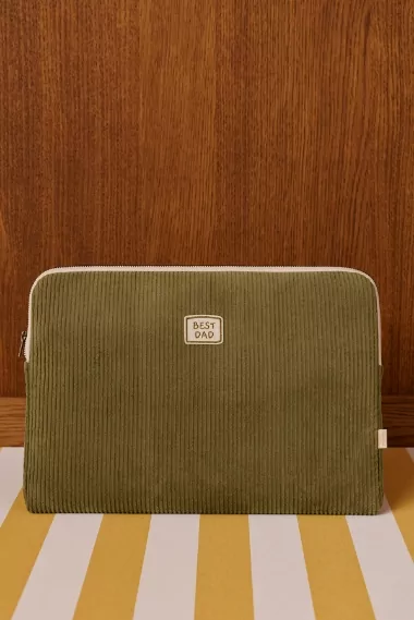 pochette housse ordinateur en velours personnalisable