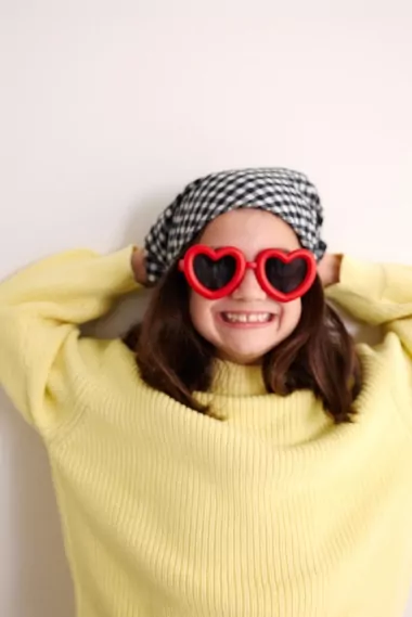 petit foulard vichy en coton bébé enfant adulte