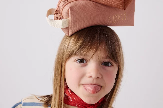 Trousse d'école déperlante personnalisée