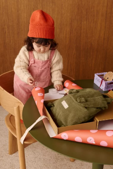sac à dos bébé en velours personnalisable