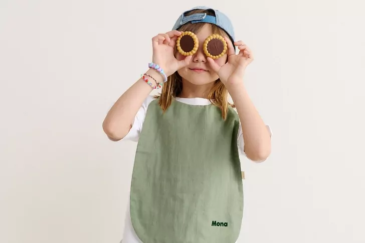 serviette de table enfant élastiquée
