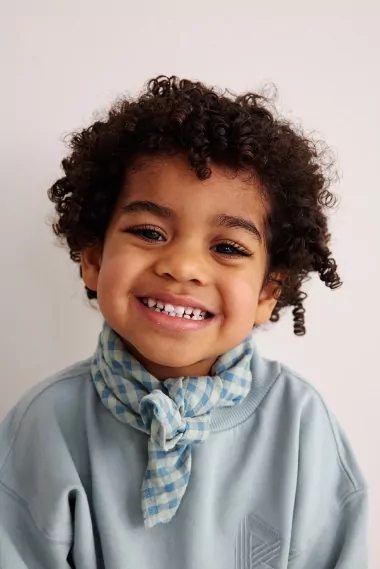 foulard vichy en coton