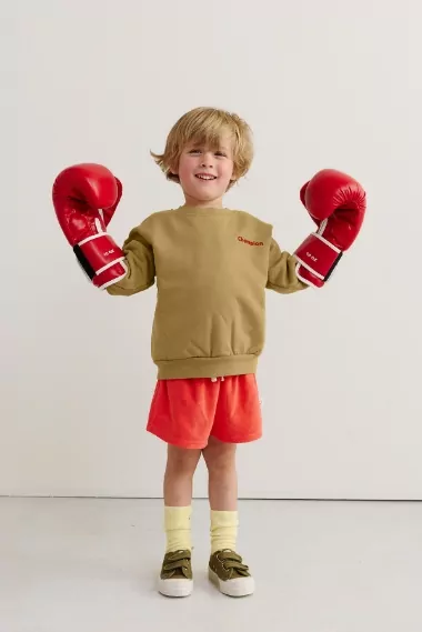 joli sweat uni et brodé