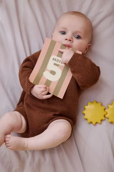 cartes étapes bébé cadeau naissance