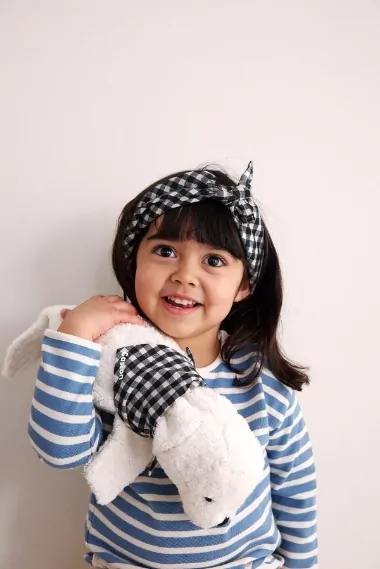 petit foulard vichy bébé enfant adulte