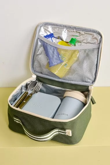 lunchbag vert personnalisé petit picotin