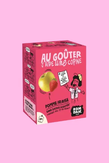 compotes pomme fraise ramdam social