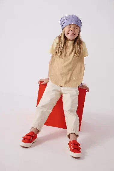 Serviette de table élastiquée pour enfants