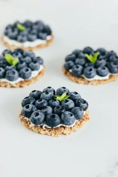 Tartelettes aux myrtilles - Livre de cuisine Margaux de Biolley