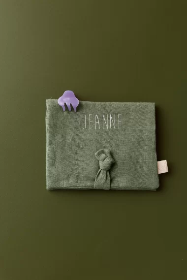 joli porte-barrettes en lin