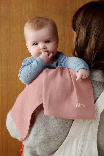 petit lange en coton personnalisable bébé