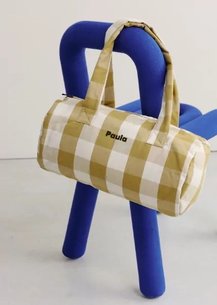 sac de sport à carreaux personnalisable pour enfant