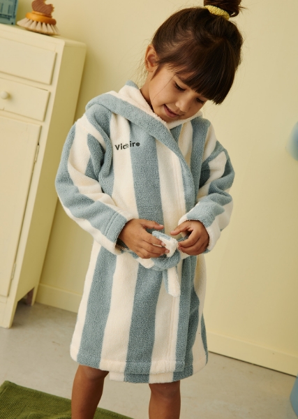 serviette élastiquée enfant de cantine personnalisable
