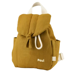 sac à dos en lin personnalisé pour bébé