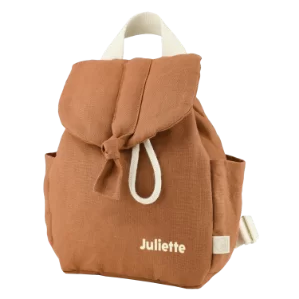 sac à dos en lin personnalisé pour bébé