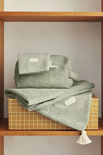coffret cadeau bain naissance bébé personnalisable